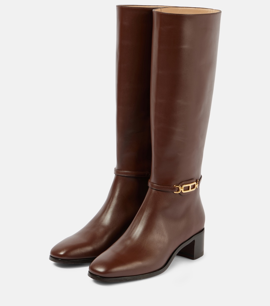 Botas altas Whitney de piel | Tom Ford