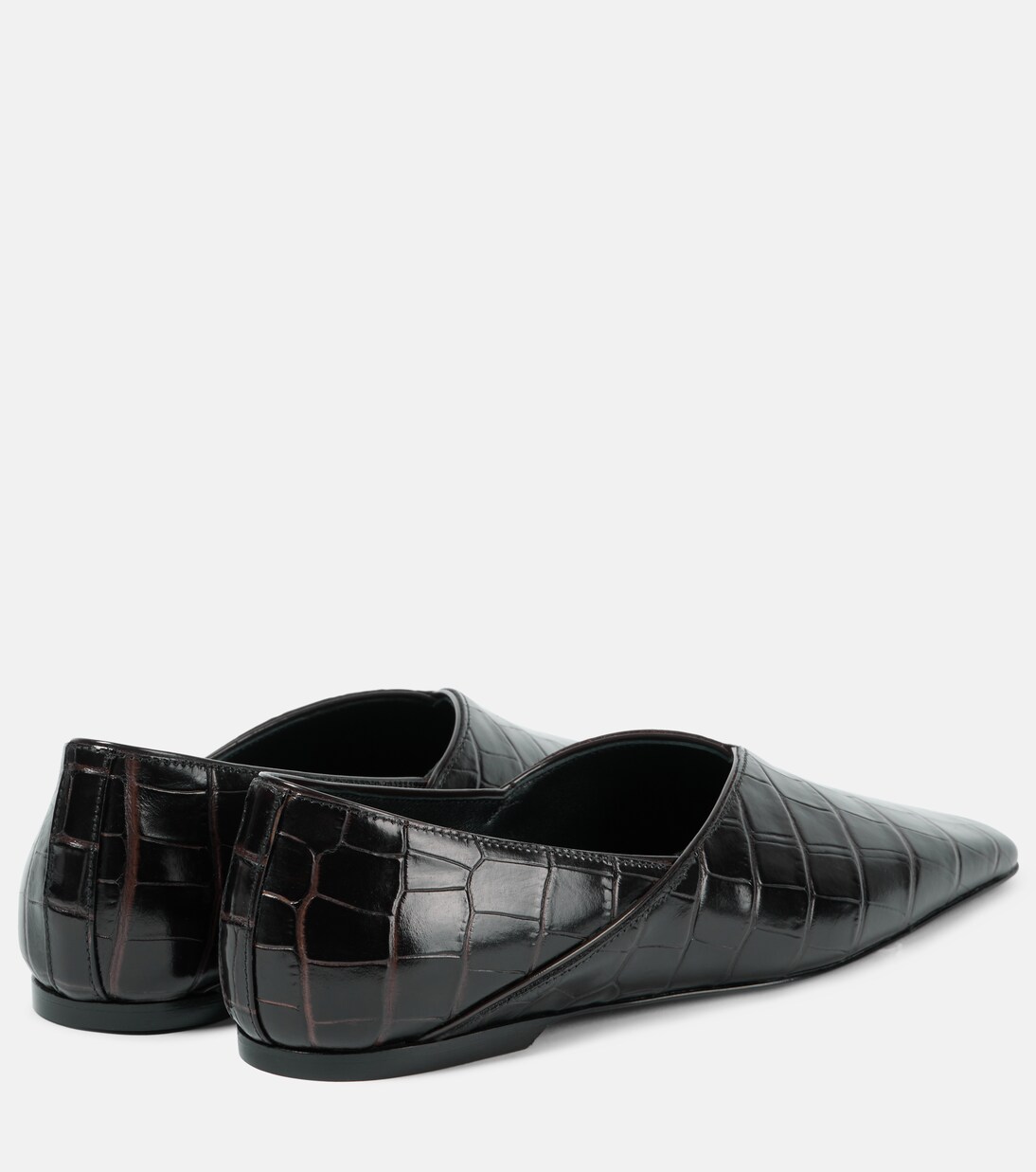 Ballerines en cuir embossé | Toteme
