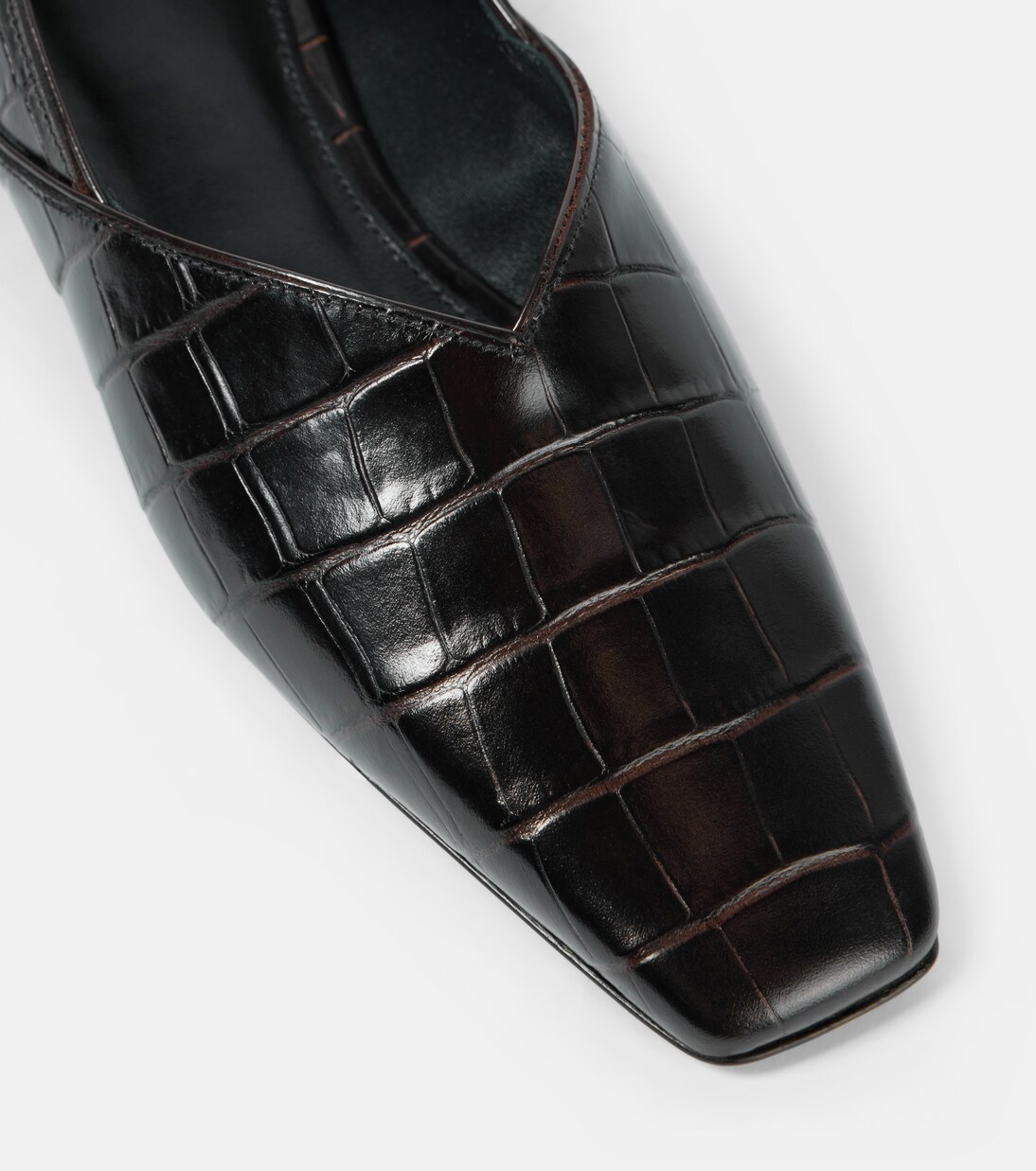 Ballerines en cuir embossé | Toteme
