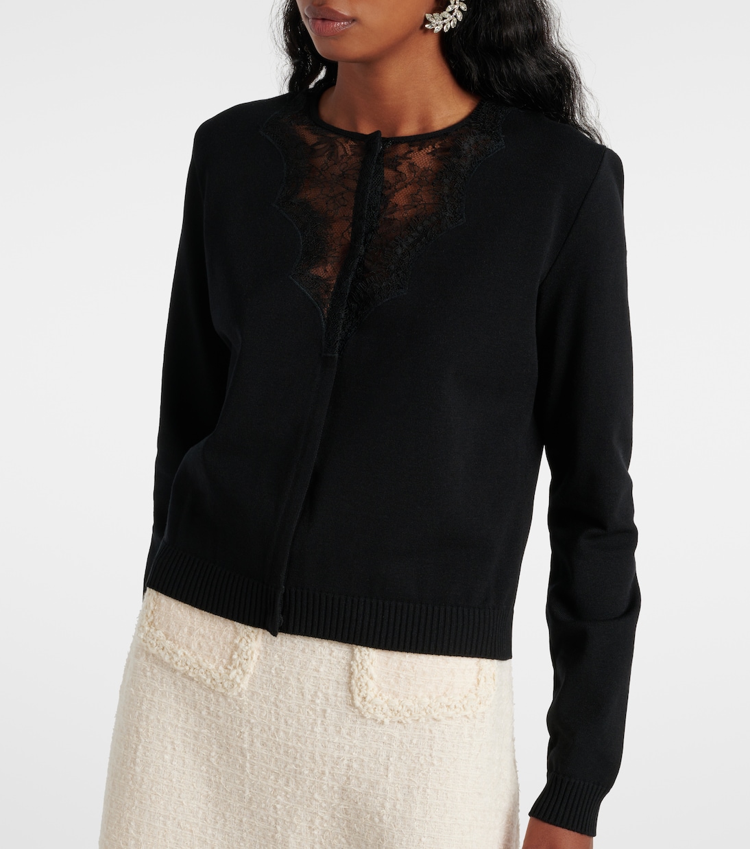 Cardigan con pizzo | Giambattista Valli