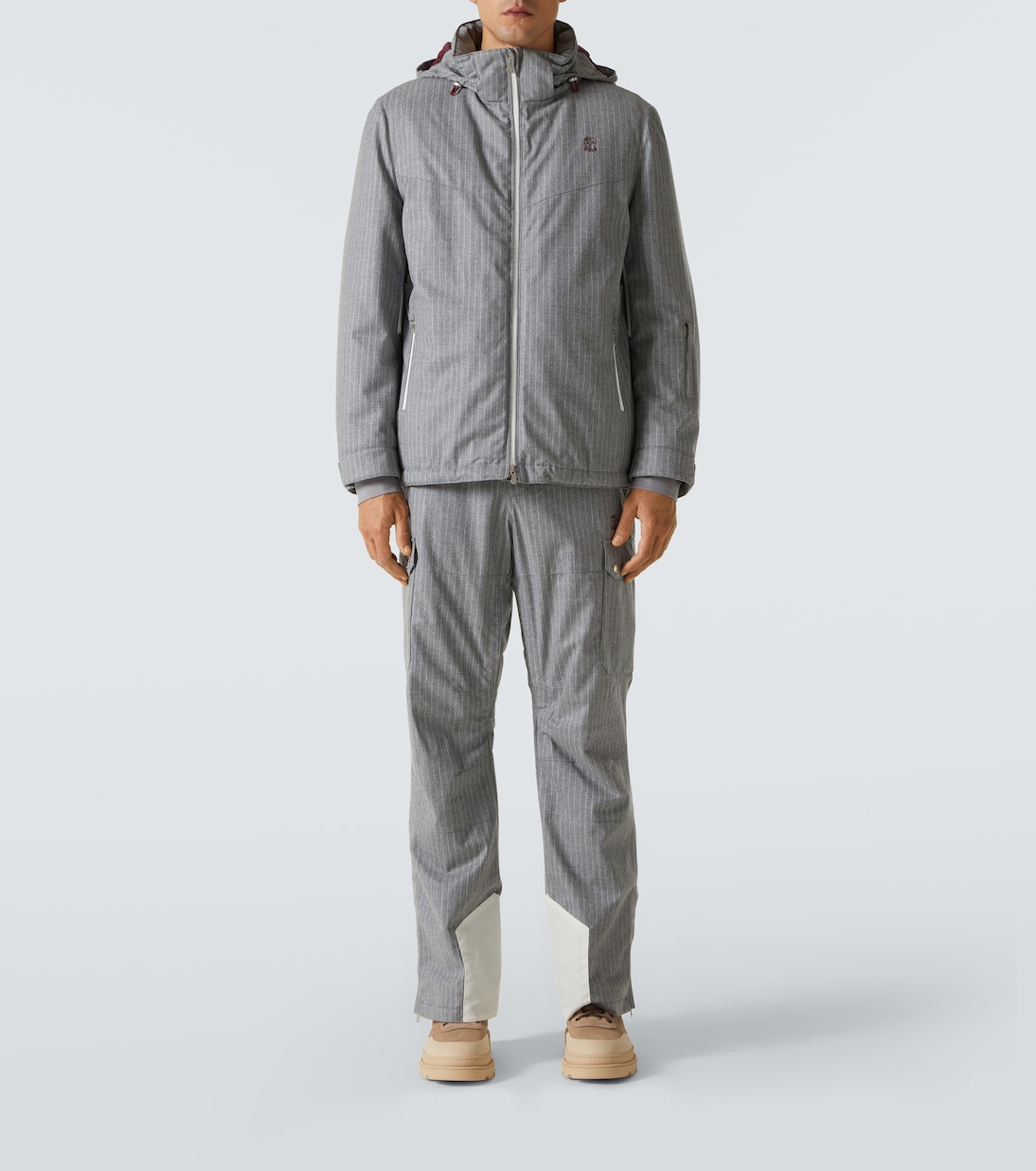 Skijacke aus Wollflanell | Brunello Cucinelli