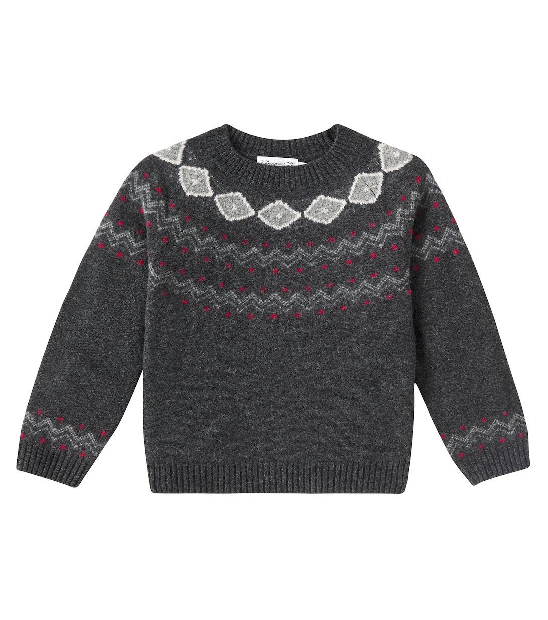 Pull Grimaldi en jacquard de laine | Bonpoint