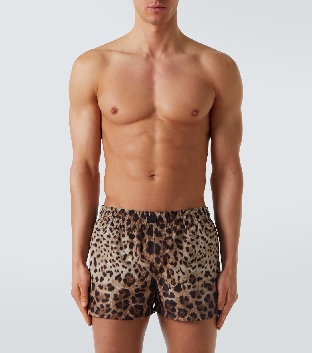 Leopard-print swim trunks | Dolce&Gabbana