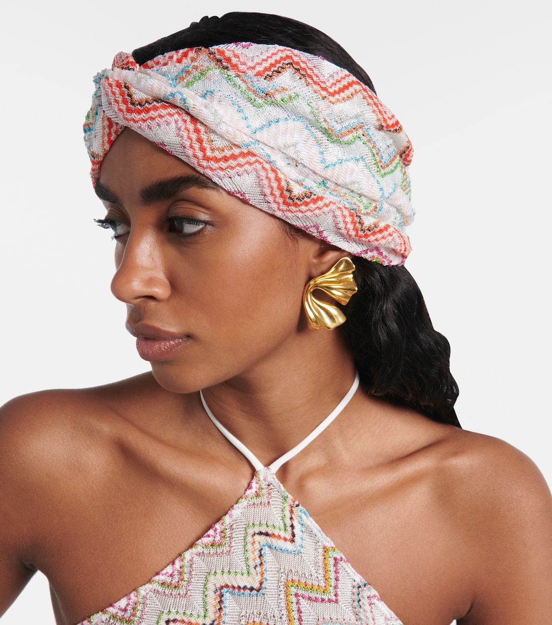 MISSONI Fascia a Zigzag in Lamé per Giovani Stilisti