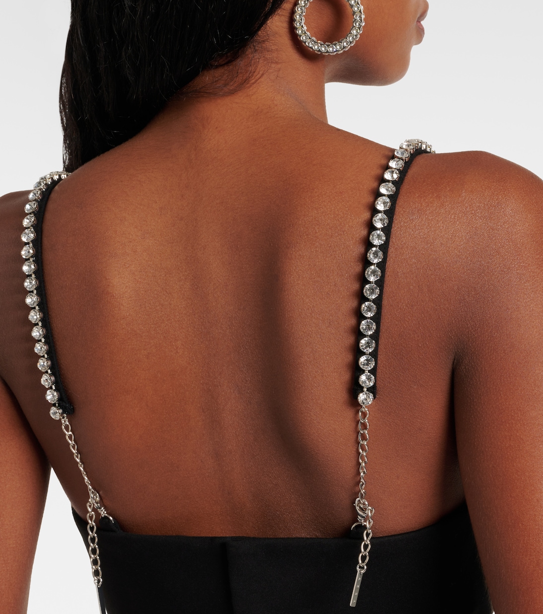 Top cropped Heart con cristalli | Area
