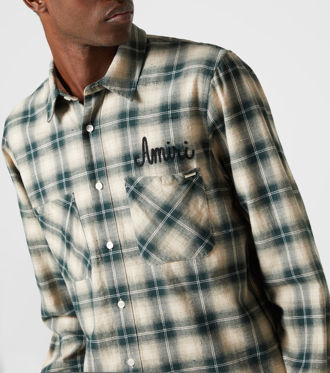 Camicia in flanella di cotone | Amiri