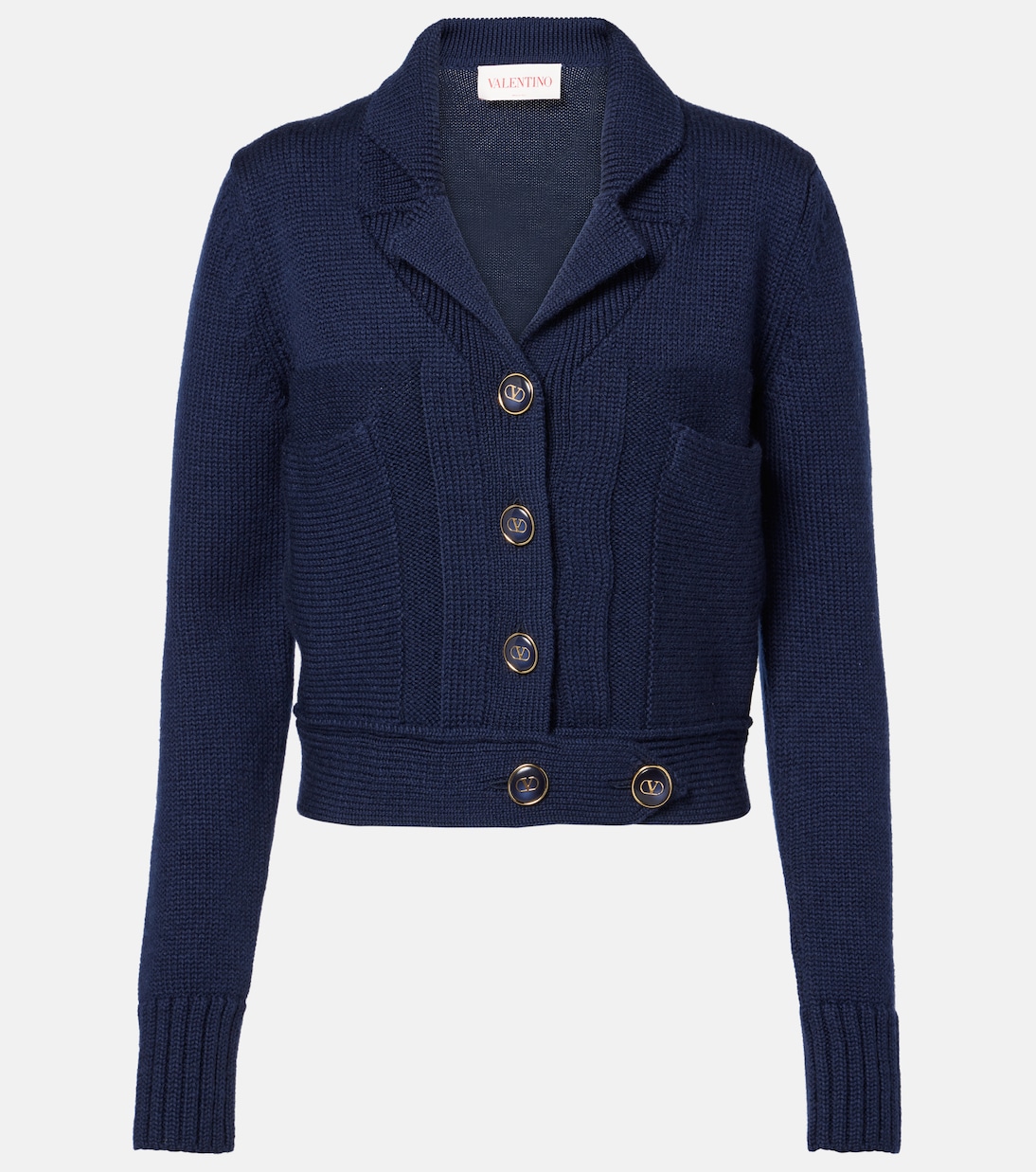 Cardigan in lana e cotone | Valentino