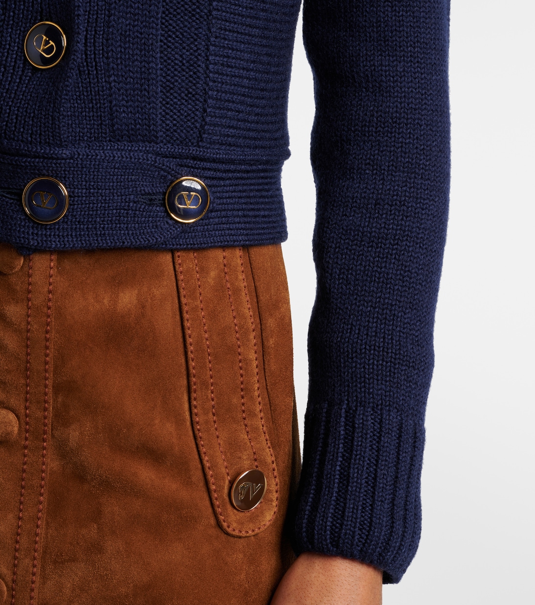 Cardigan in lana e cotone | Valentino