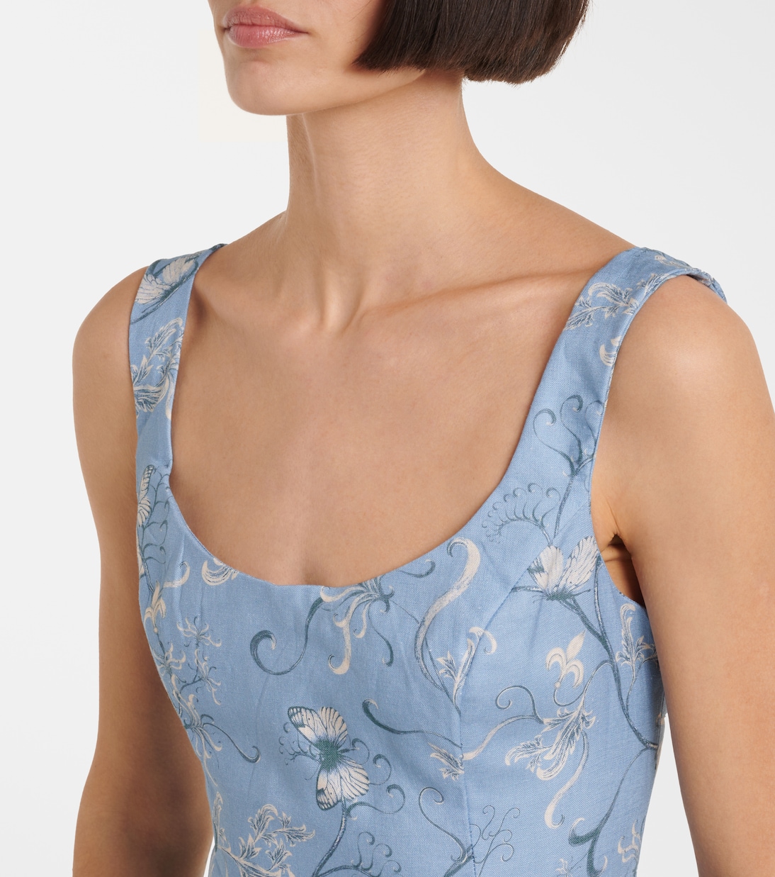 Robe Pluma Lymanopoda en lin | Agua by Agua Bendita
