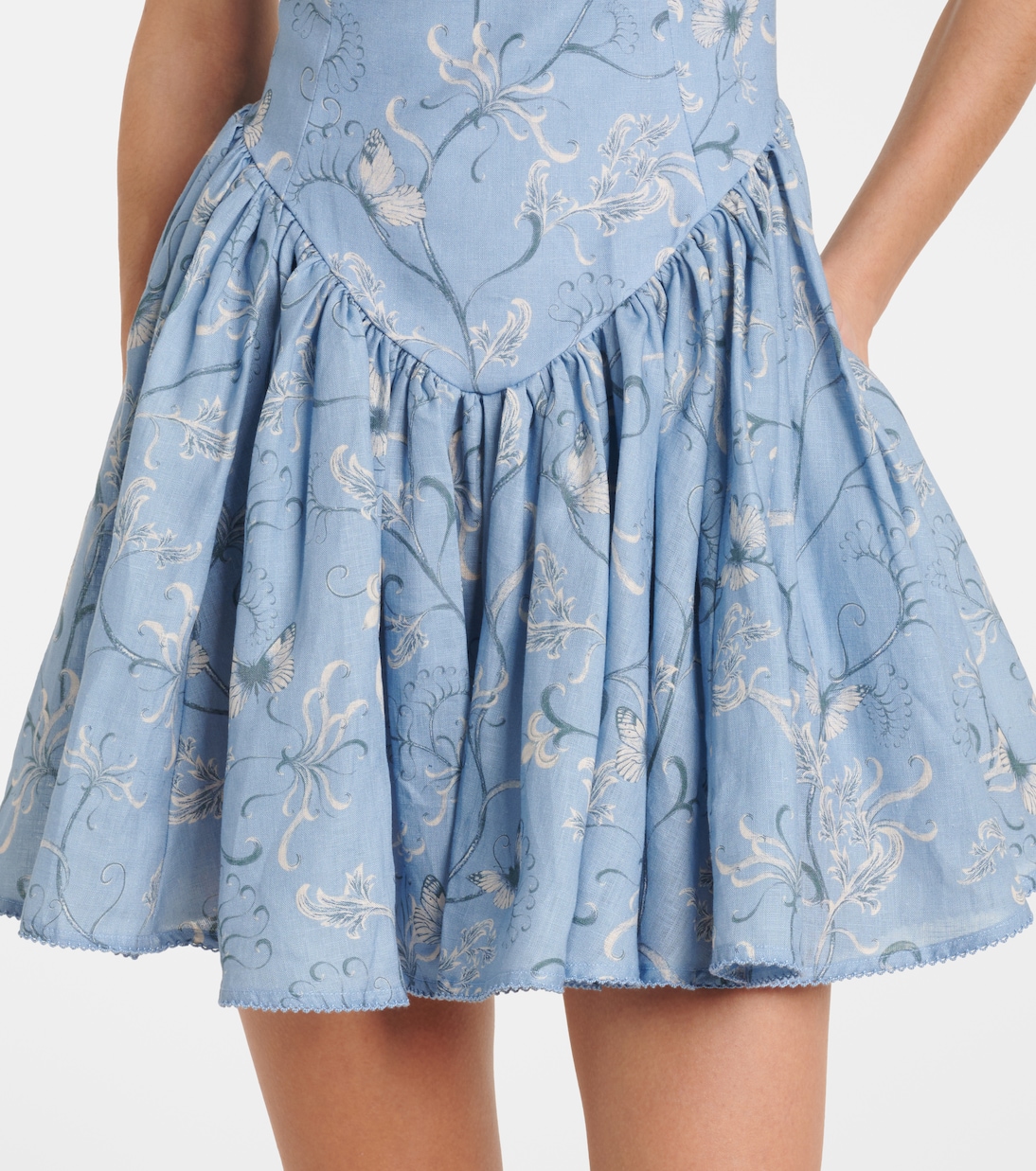 Robe Pluma Lymanopoda en lin | Agua by Agua Bendita