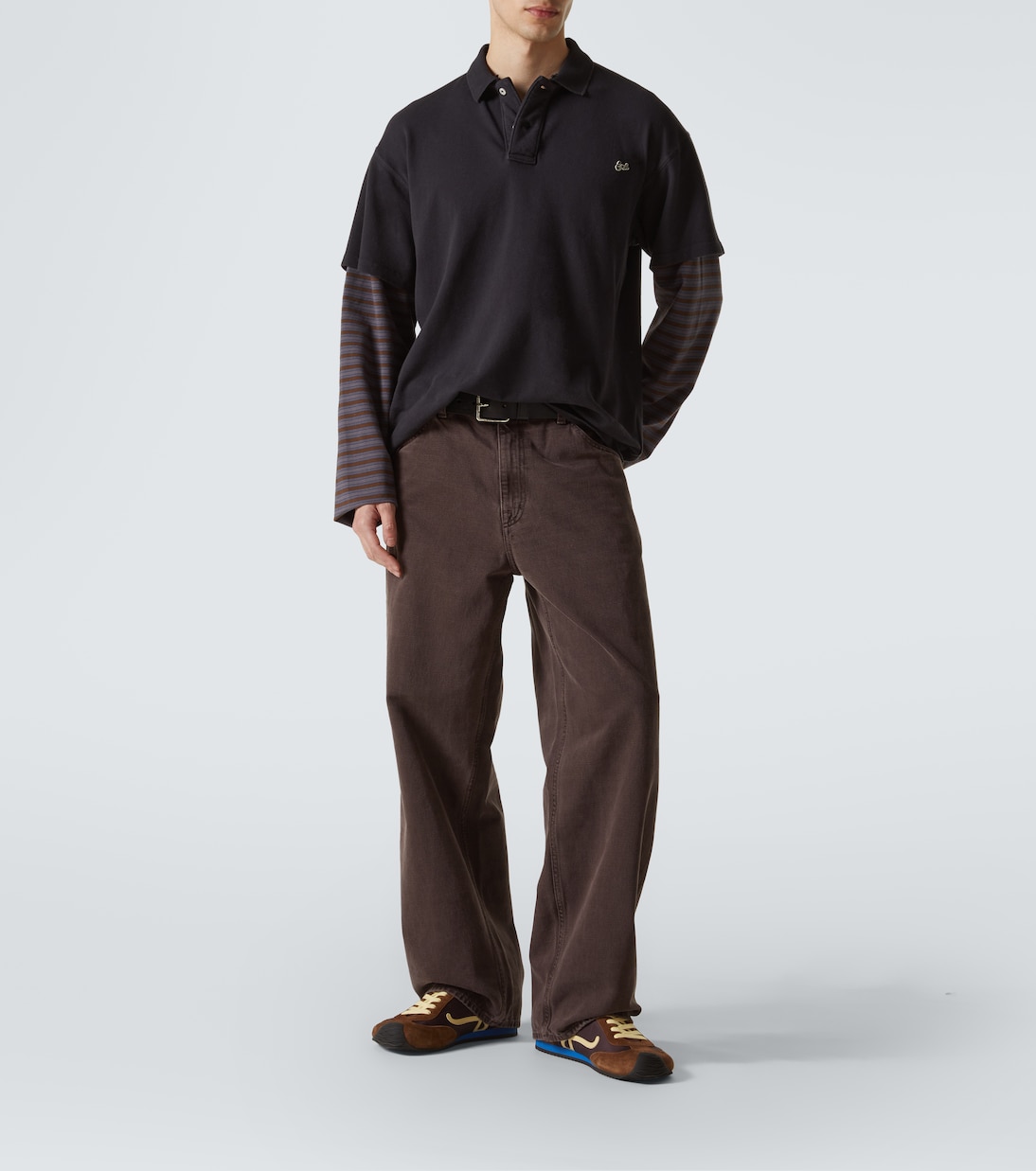 Polo in misto cotone a righe | ERL