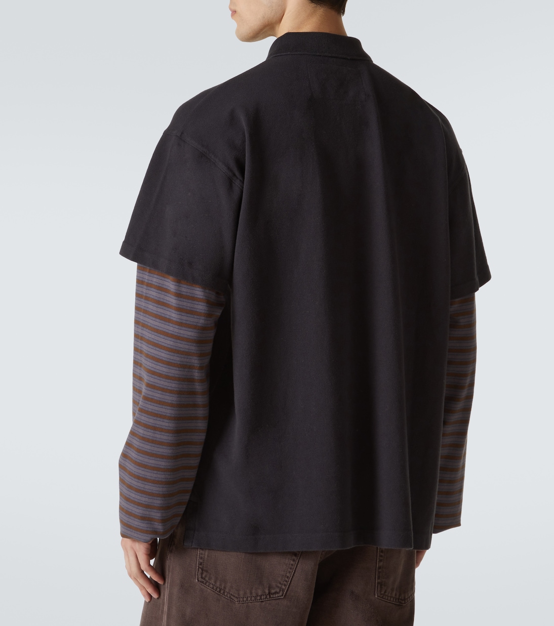 Polo in misto cotone a righe | ERL