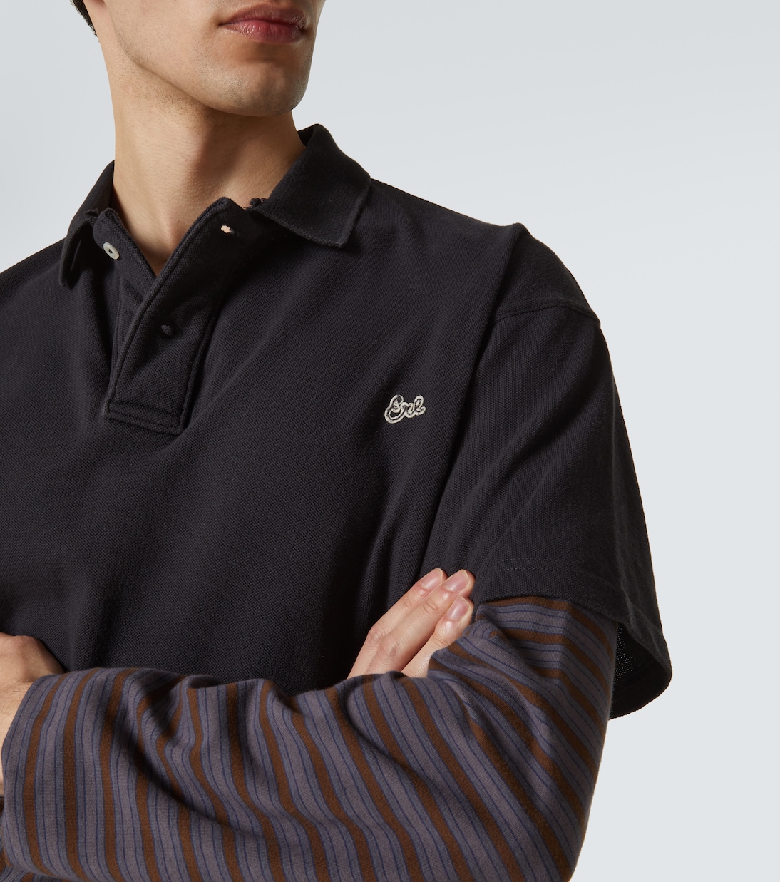 Polo in misto cotone a righe | ERL