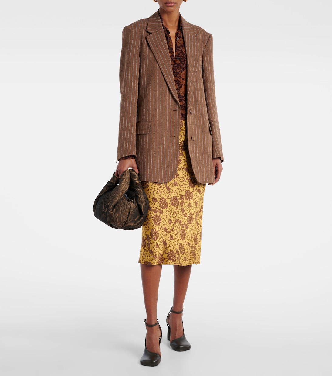 Borsa Twist in jacquard | Dries Van Noten