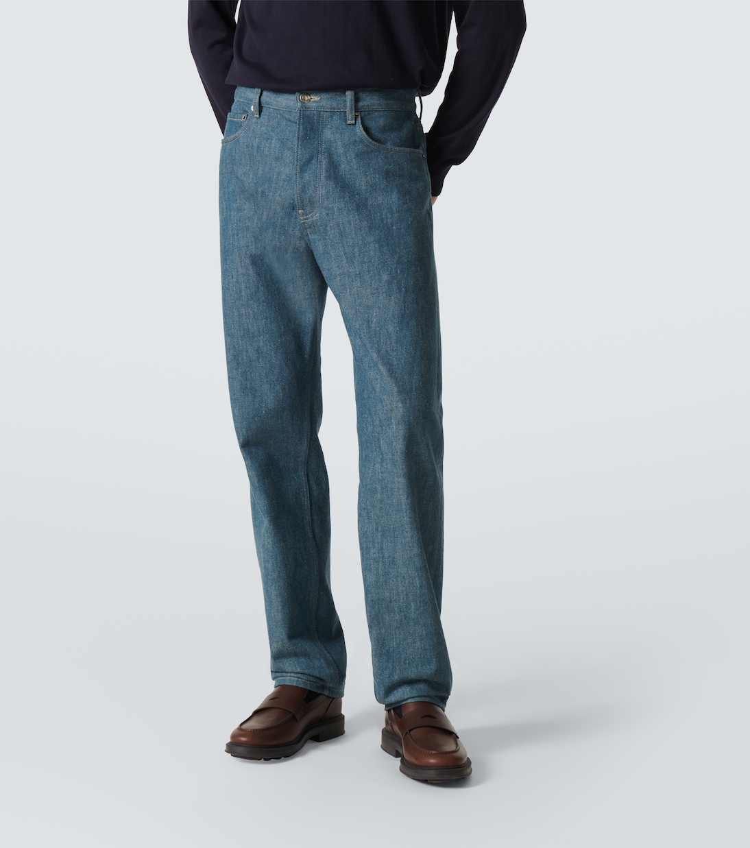 Jeans regular Quarona a vita media | Loro Piana