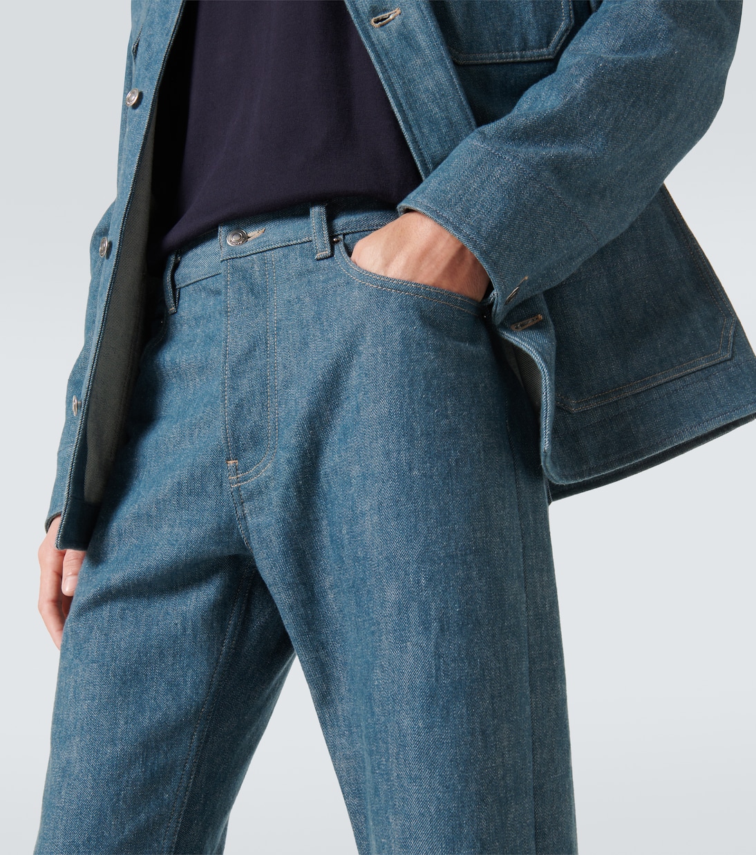 Jeans regular Quarona a vita media | Loro Piana