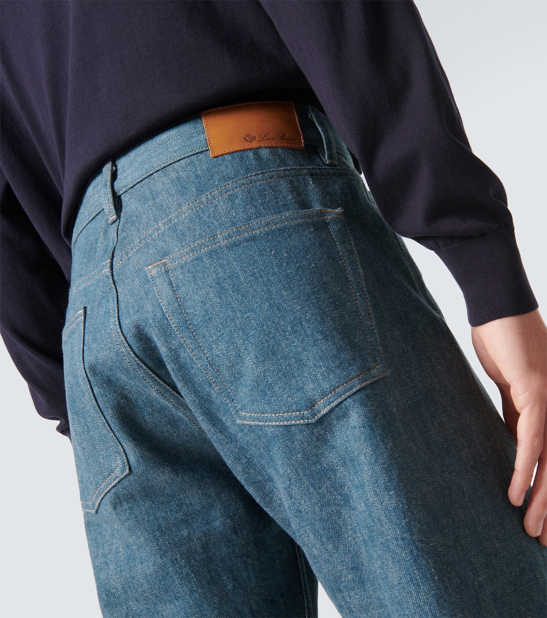 Jeans regular Quarona a vita media | Loro Piana