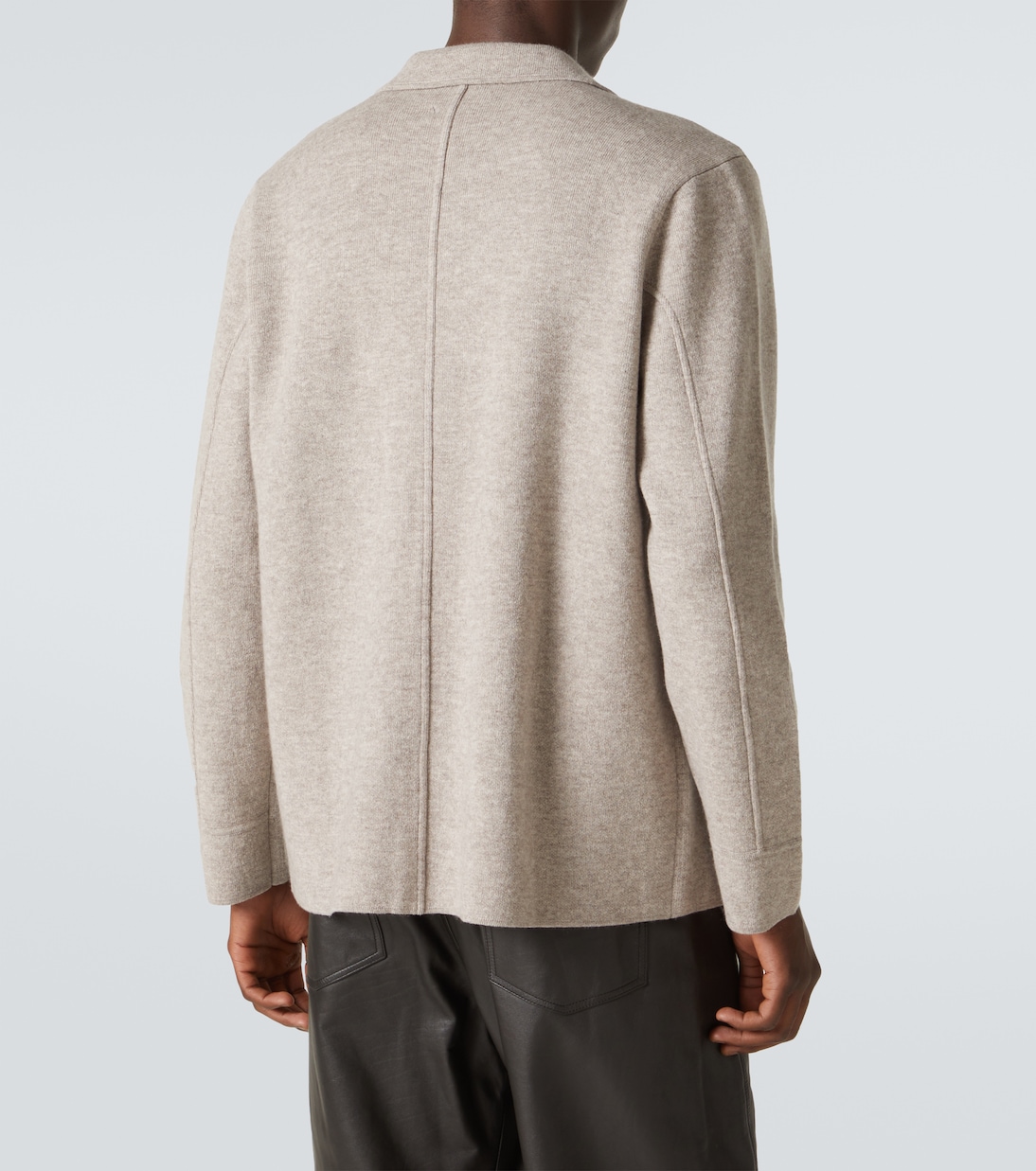 Hemdjacke aus Wolle und Kaschmir | Allude