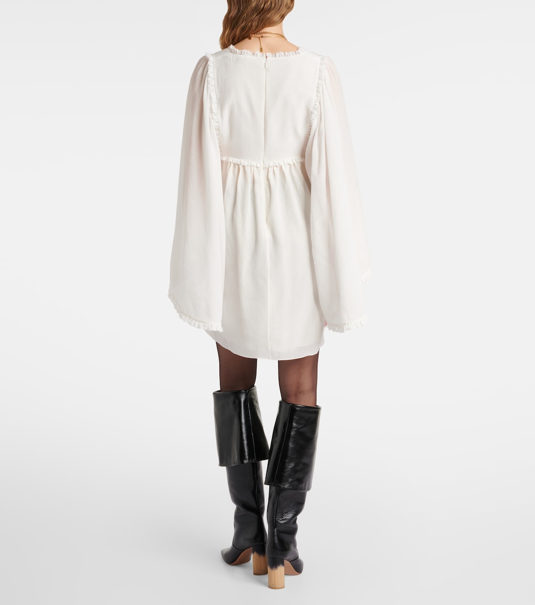 Silk crêpe minidress | Chloé