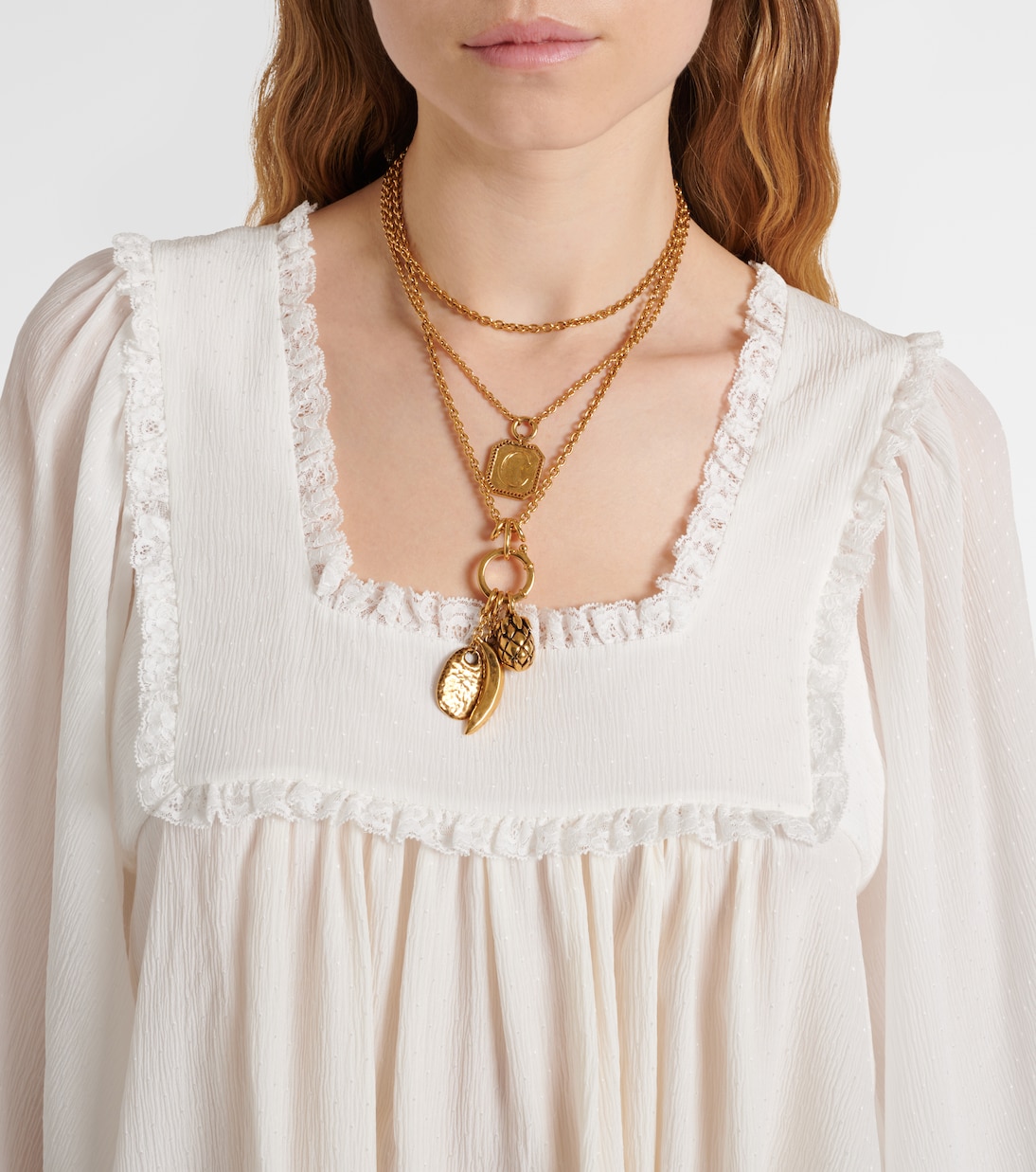 Silk crêpe minidress | Chloé