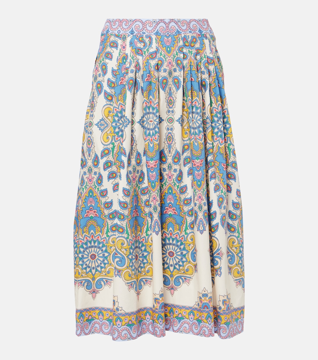 Falda midi de algodón con paisley | Etro