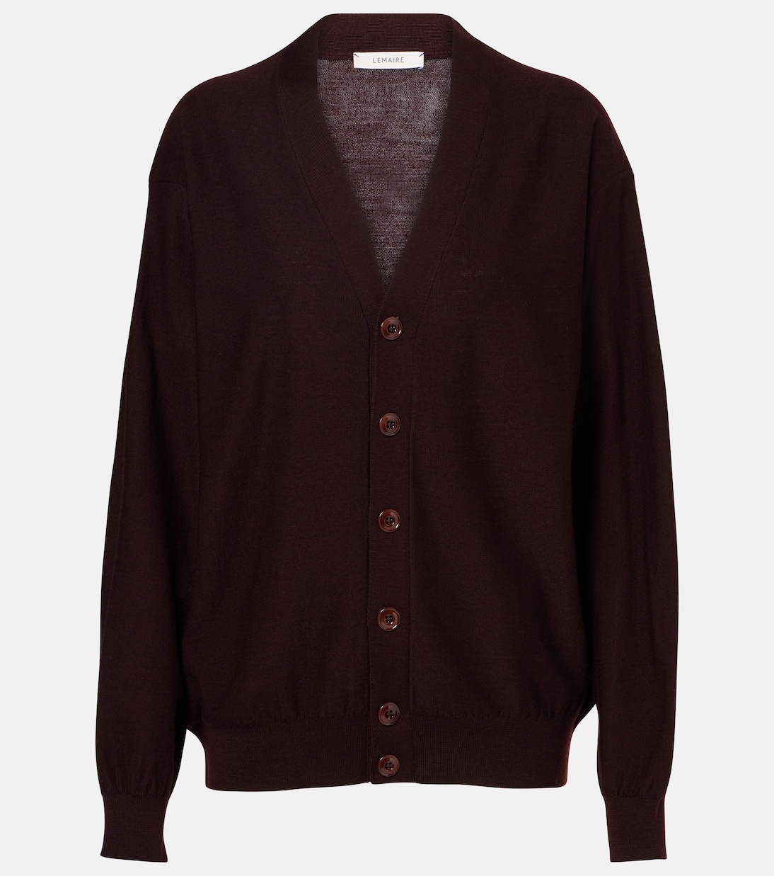 Cardigan Twisted en laine mélangée | Lemaire