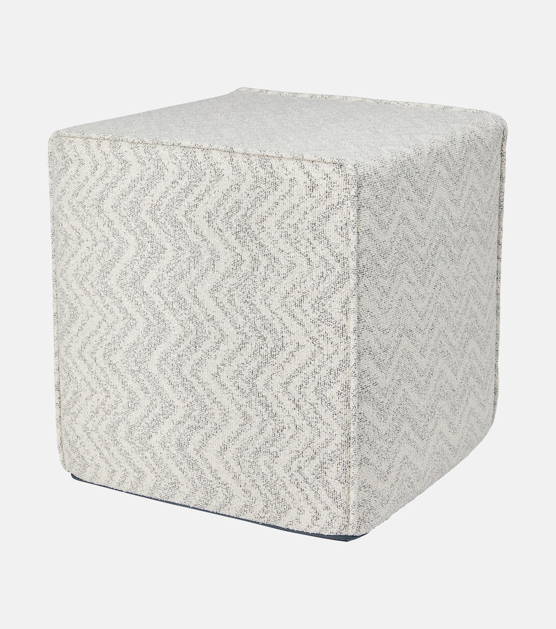 Columbia zigzag jacquard pouf | Missoni