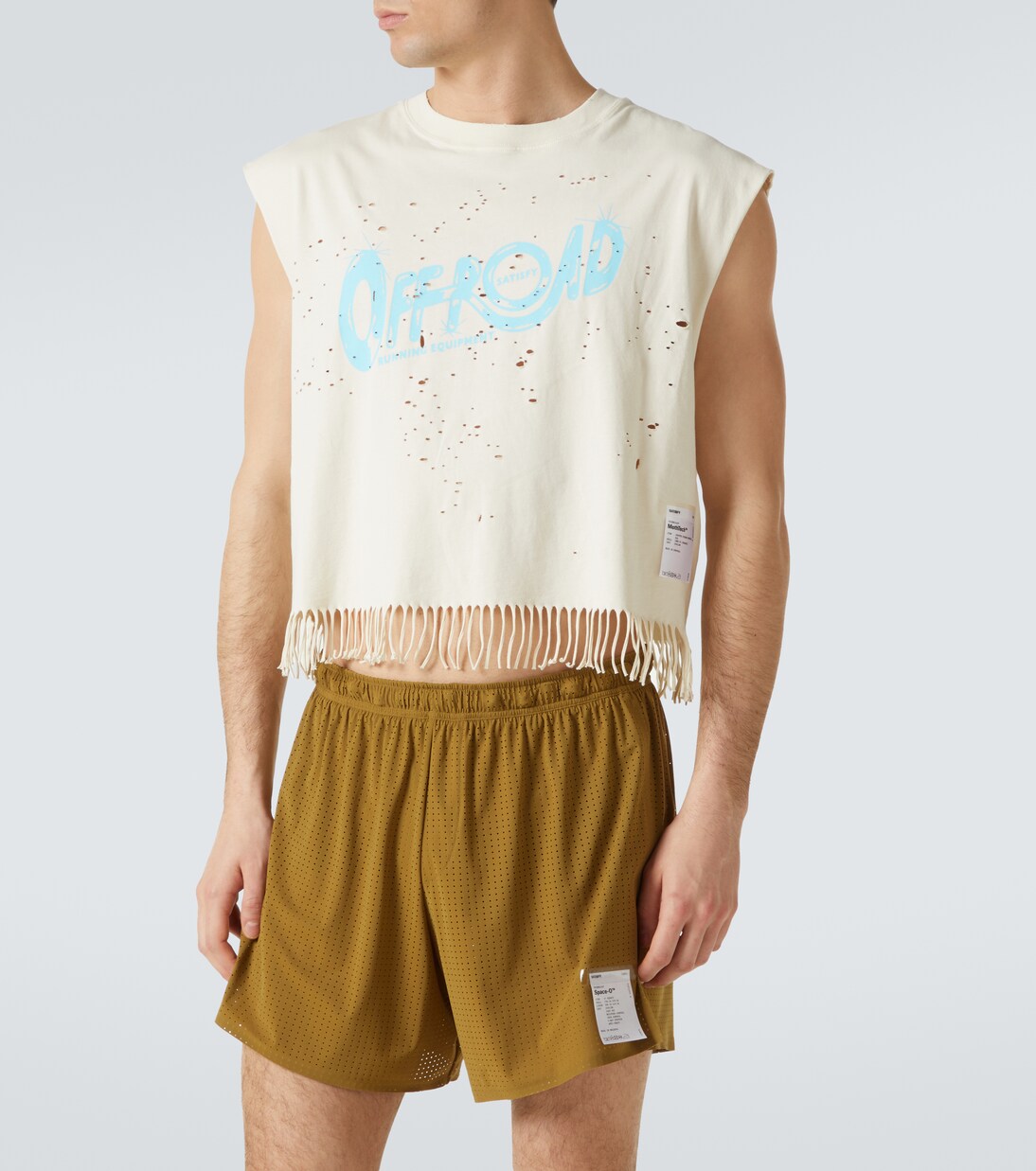Top MothTech aus Baumwoll-Jersey | Satisfy