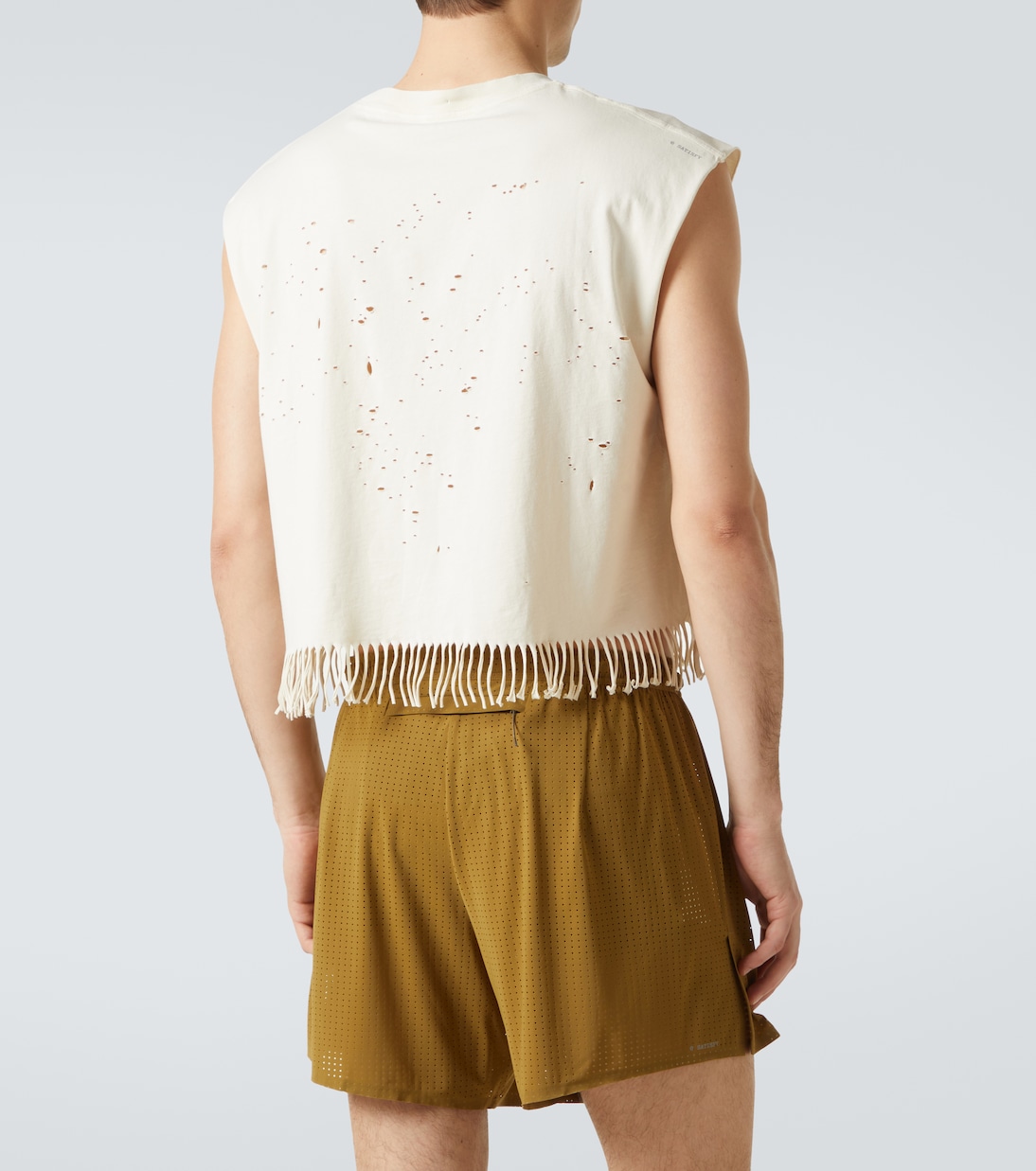 Top MothTech aus Baumwoll-Jersey | Satisfy