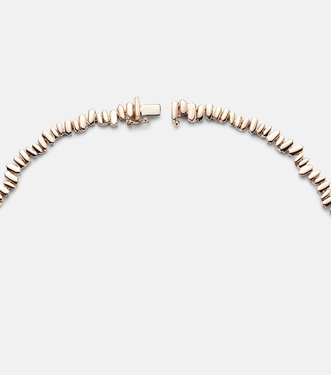Collana in oro rosa 18kt SUZANNE KALAN con diamanti e zaffiri, stile audace per giovani