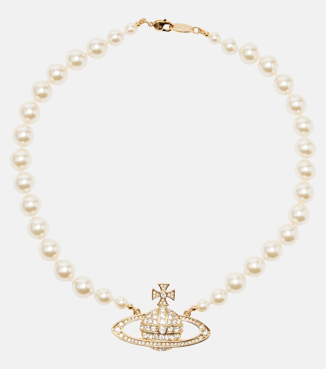 Choker Bas Relief Orb mit Zierperlen | Vivienne Westwood