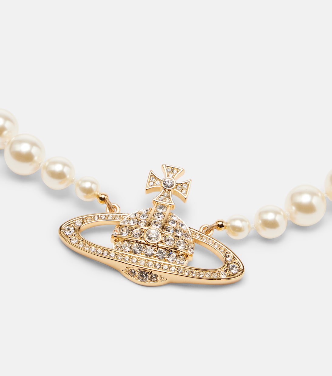 Choker Bas Relief Orb mit Zierperlen | Vivienne Westwood