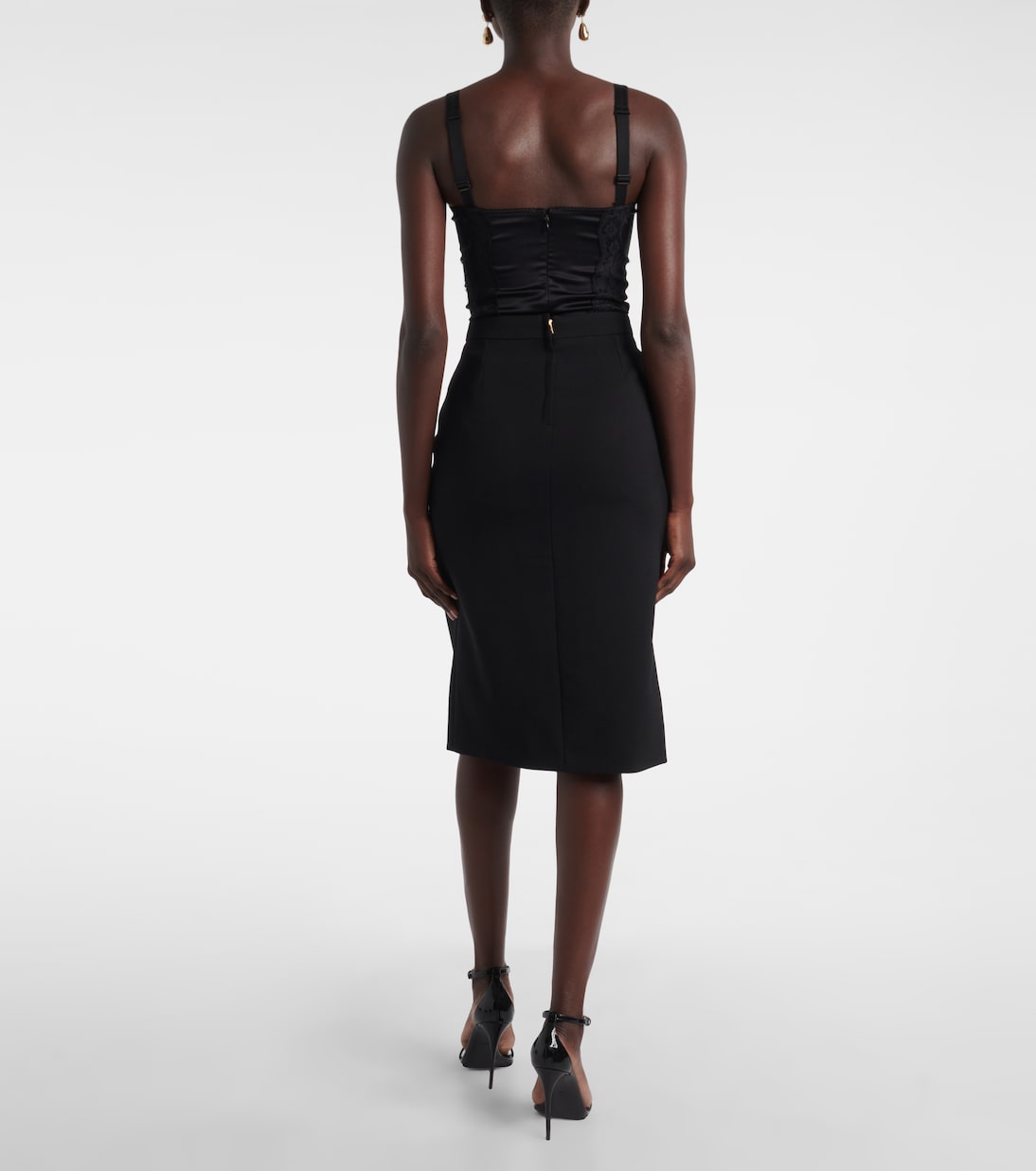 Midirock aus Wolle | Dolce&Gabbana