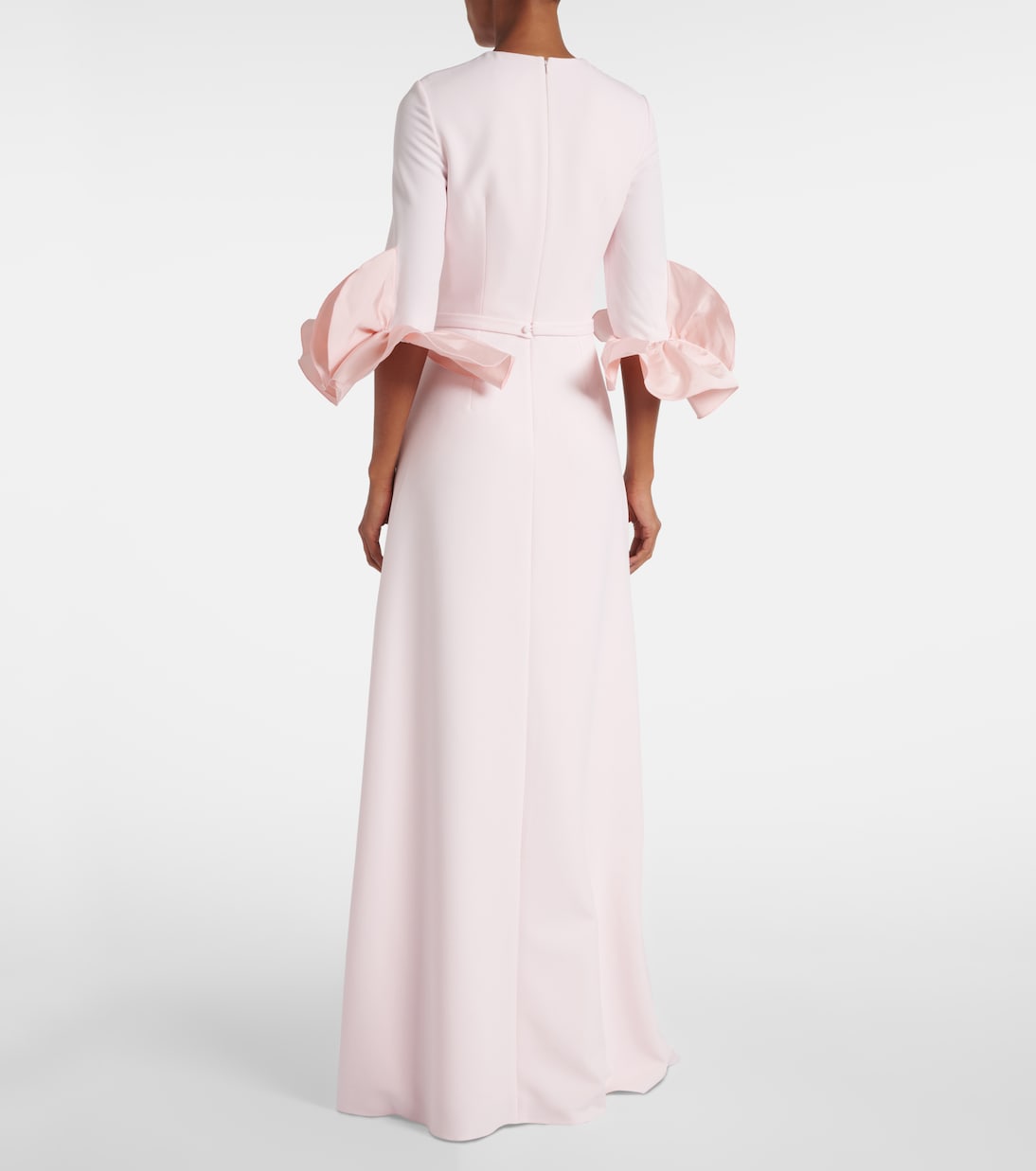 Vestido de fiesta de algodón con volantes | Safiyaa