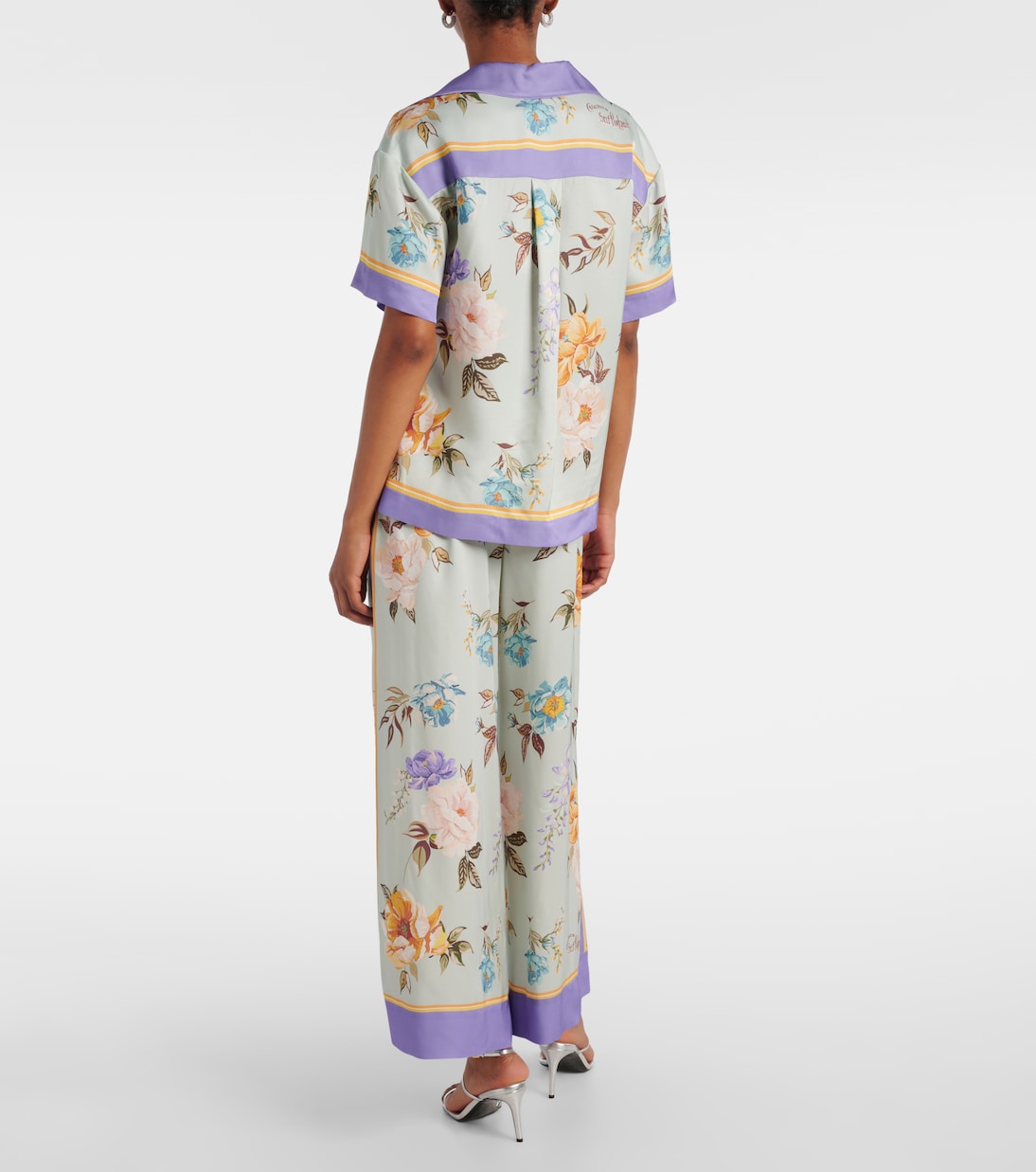 Floral twill shirt | Self-Portrait