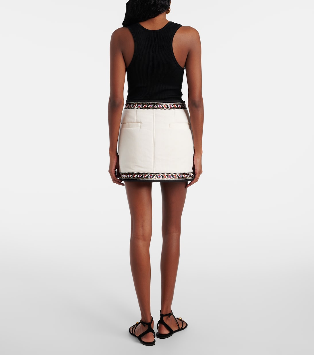 Minifalda Zeria de algodón bordada | Marant Etoile