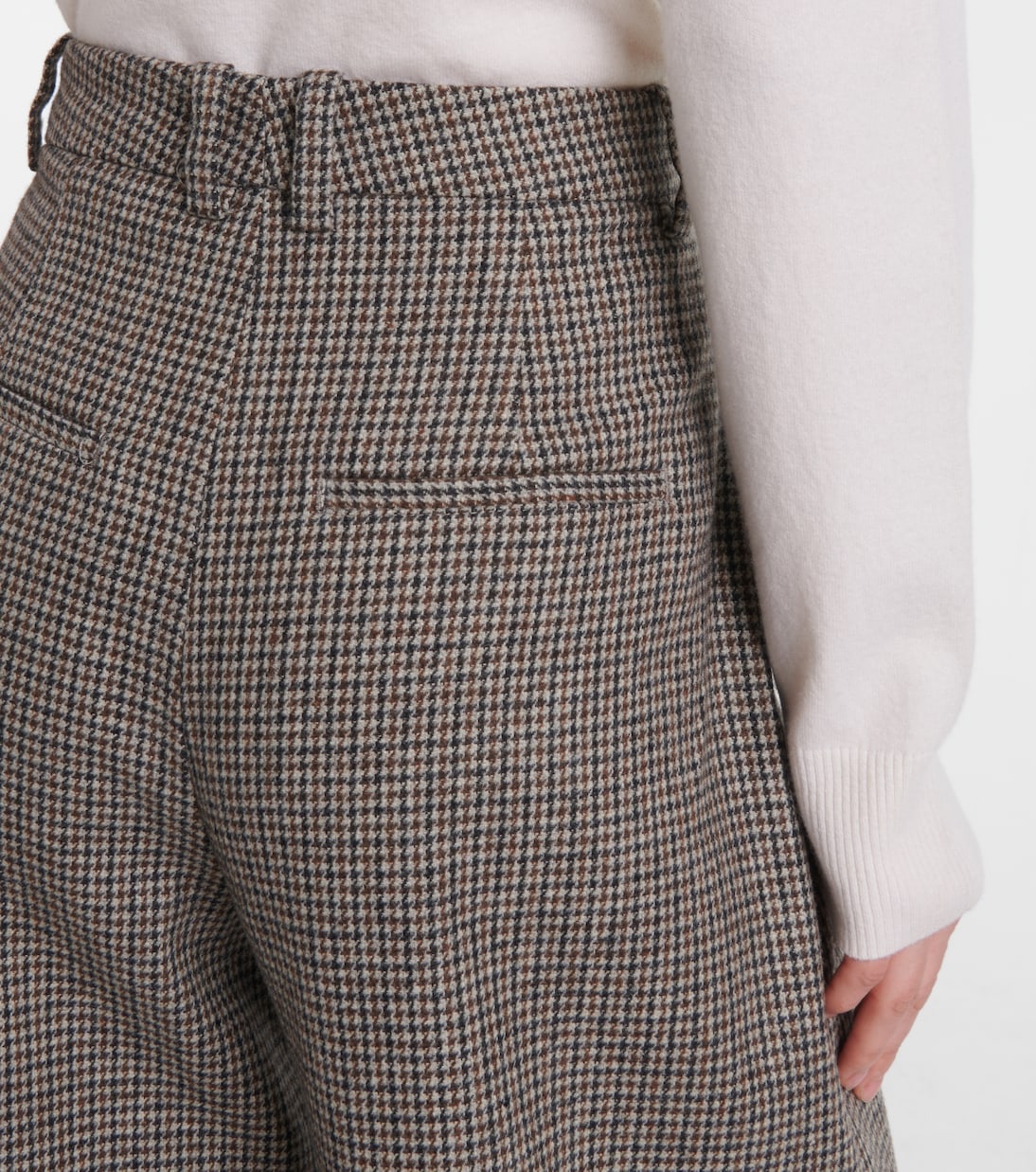 Houndstooth wide-leg pants | Vince
