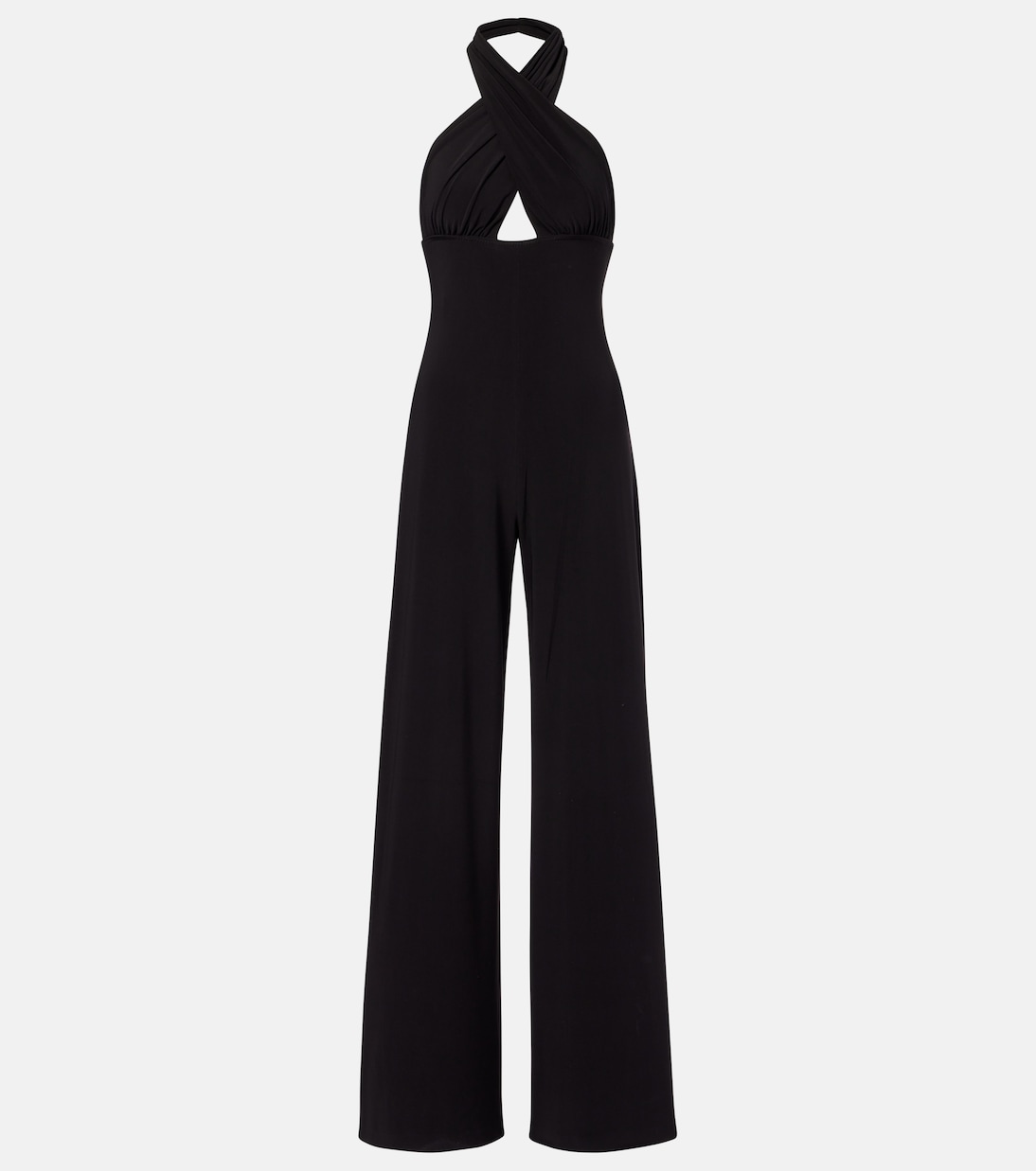 Mono con cuello halter | Norma Kamali