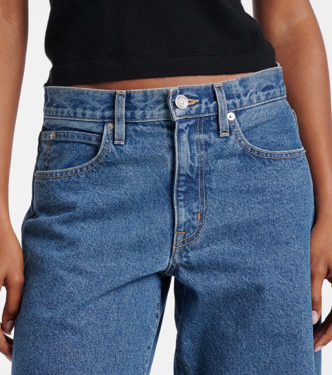Jeans anchos Tess Long de tiro bajo | Slvrlake