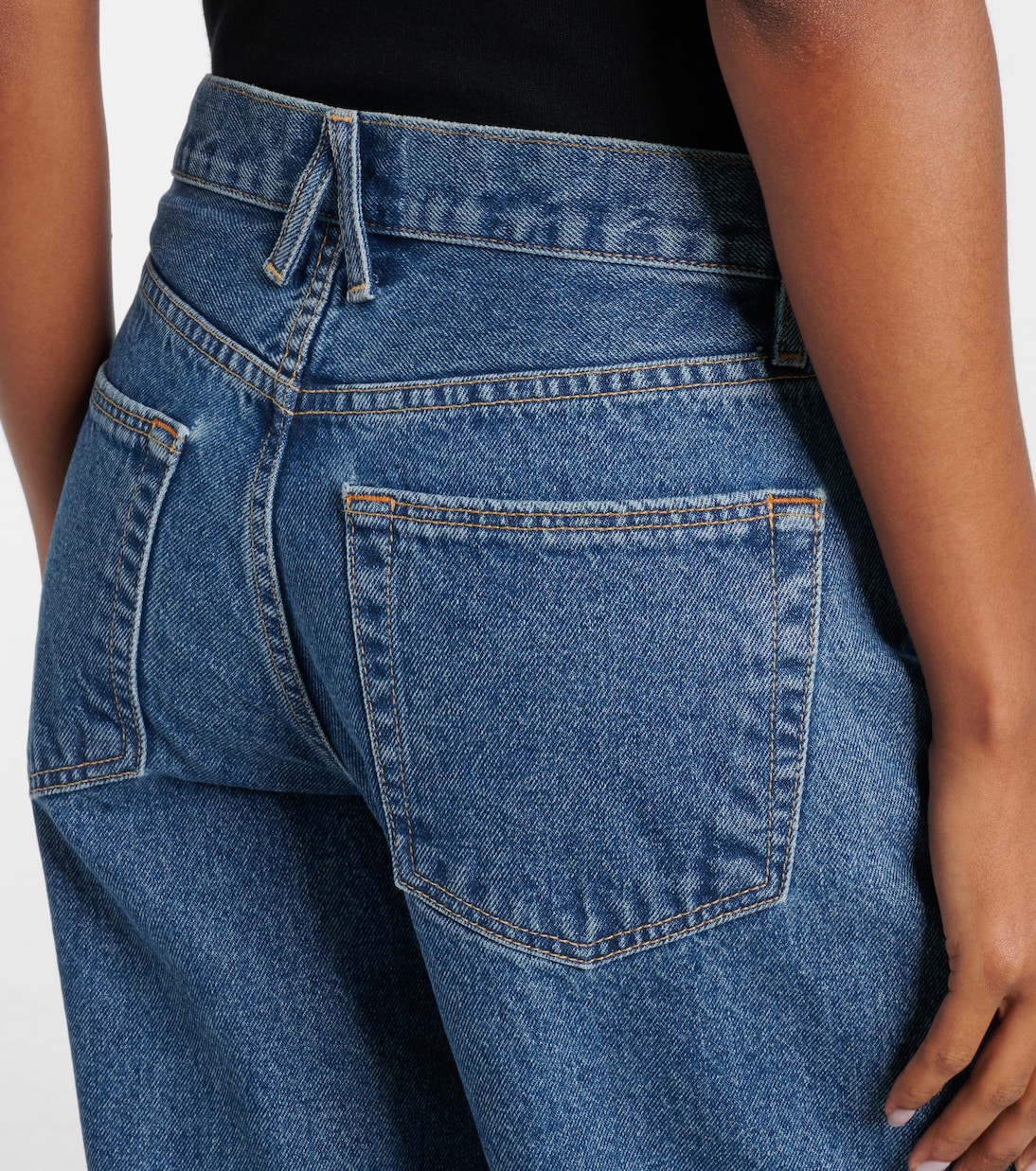 Jeans anchos Tess Long de tiro bajo | Slvrlake