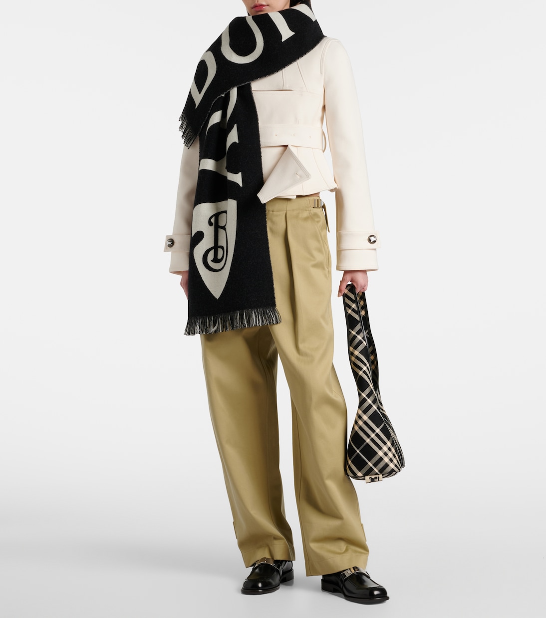 Sciarpa reversibile in lana | Burberry