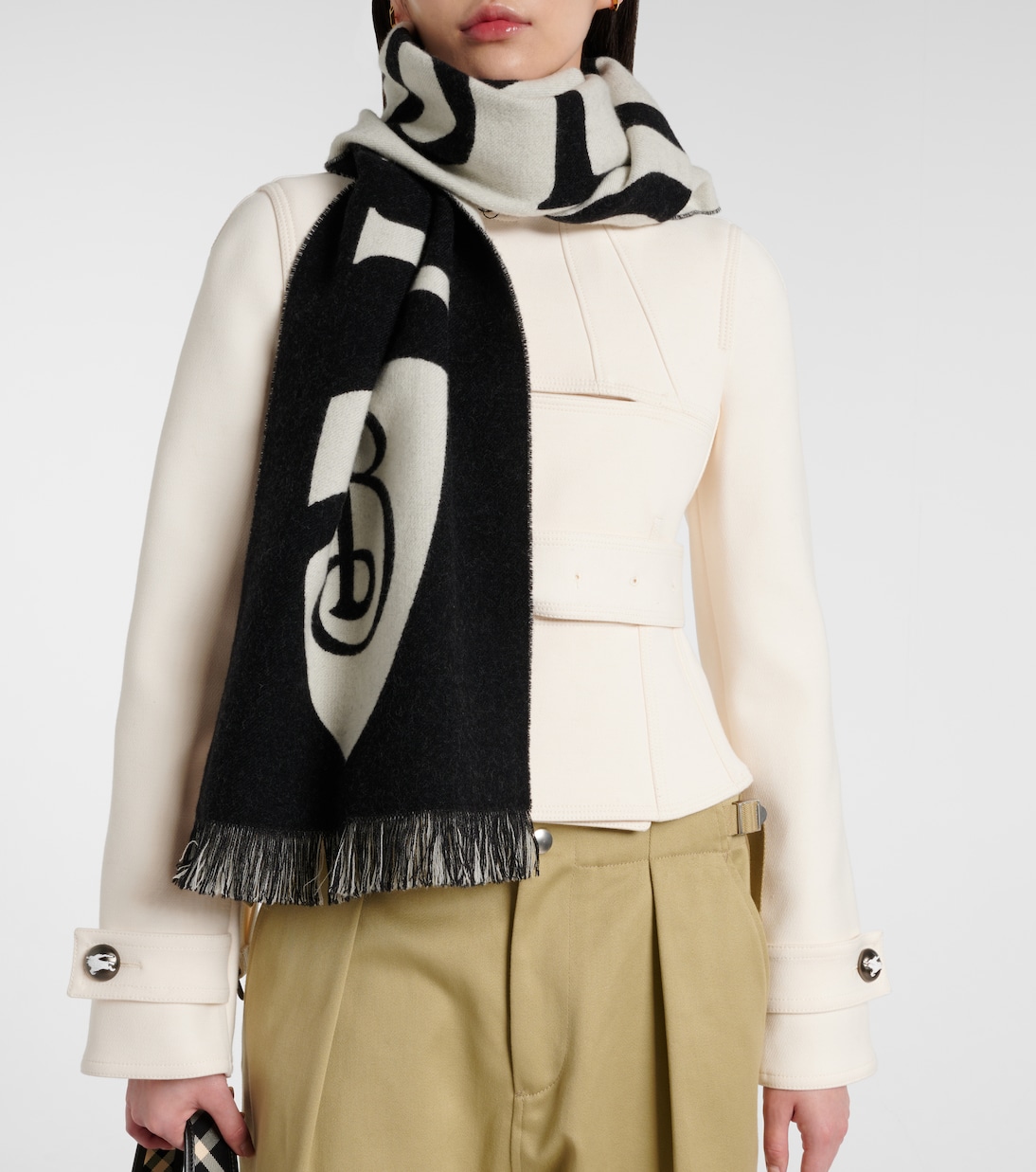 Sciarpa reversibile in lana | Burberry