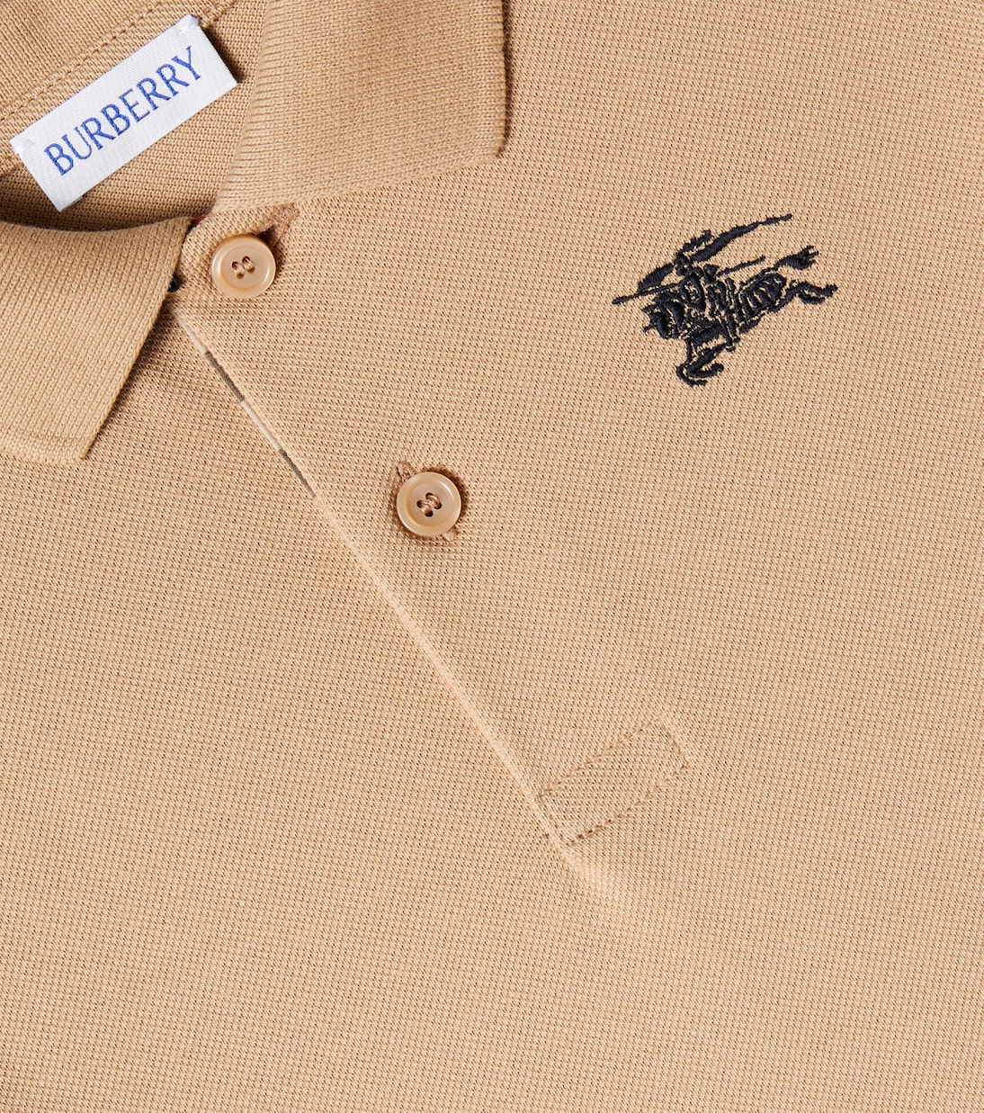 EKD棉质珠地布Polo衫 | Burberry Kids