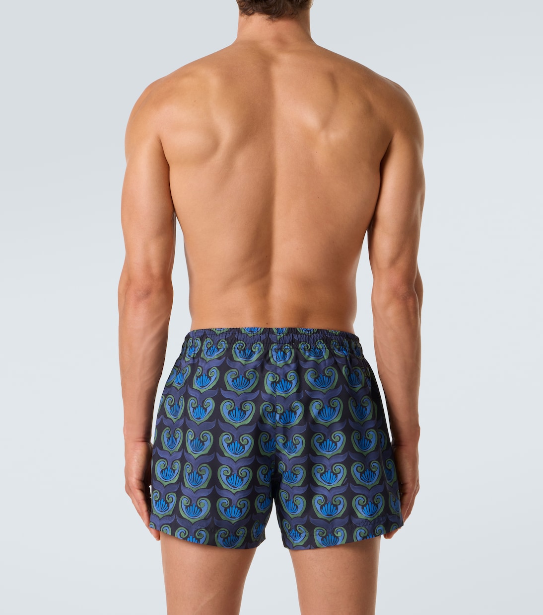 Short de bain imprimé | Commas