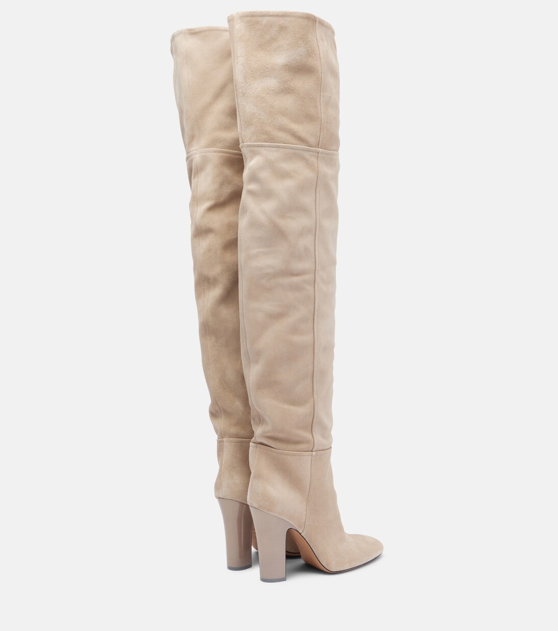 Overknee-Stiefel Lavinia 100 aus Veloursleder | Paris Texas