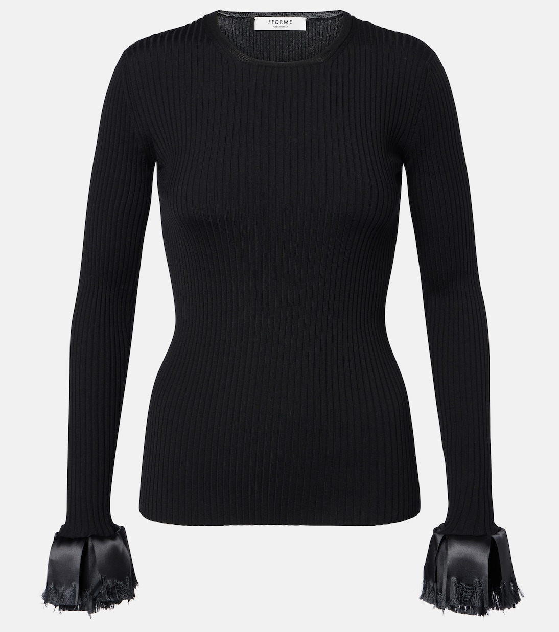 Nova ribbed-knit wool-blend sweater  | Fforme