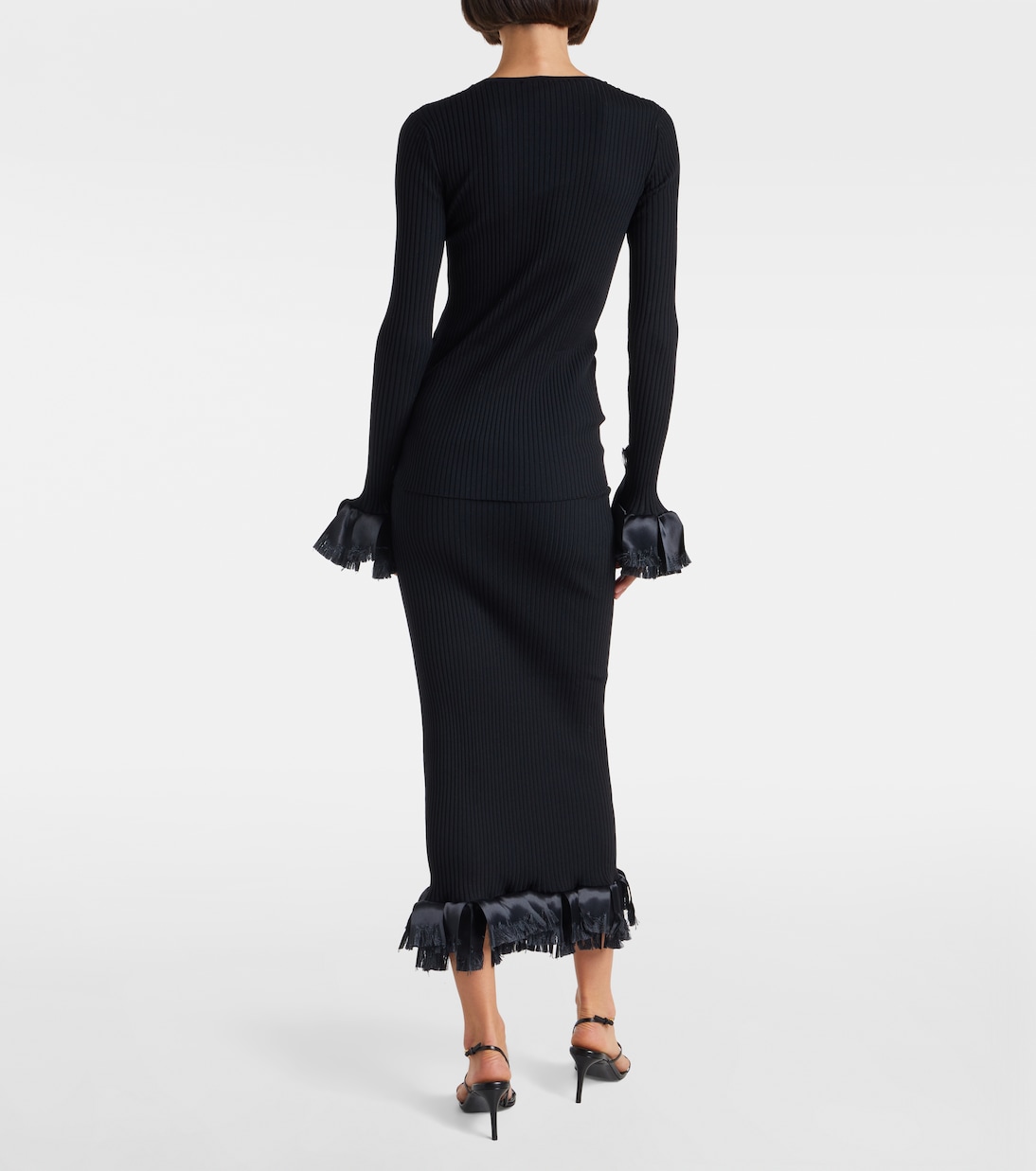 Nova ribbed-knit wool-blend sweater  | Fforme
