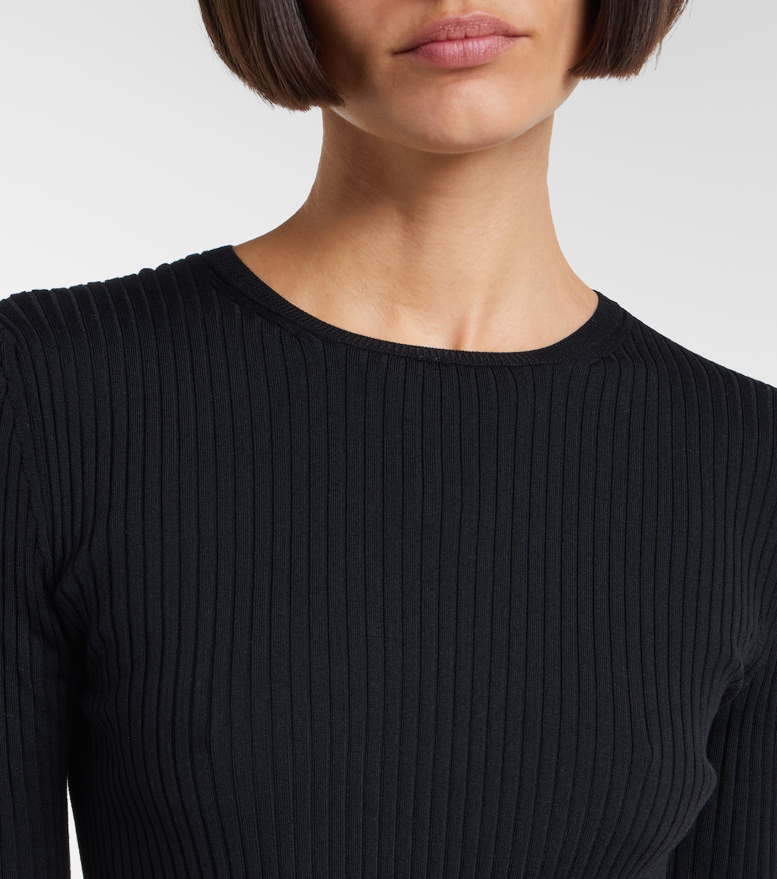 Nova ribbed-knit wool-blend sweater  | Fforme