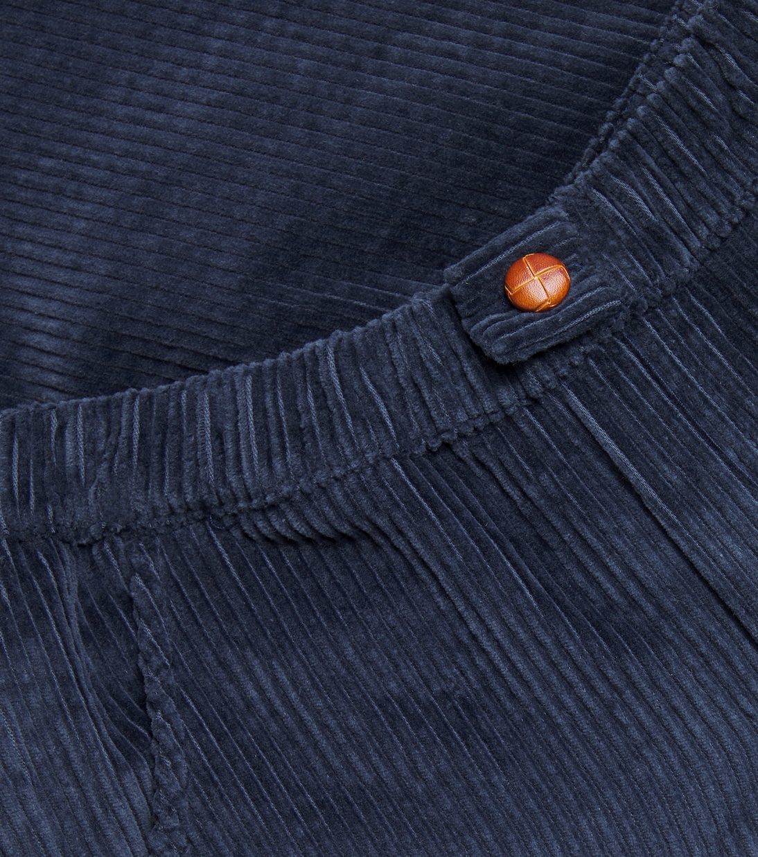 Cotton corduroy straight pants | La Coqueta