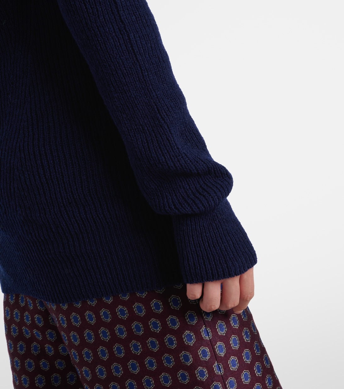 Ribbed-knit wool turtleneck sweater | Dries Van Noten
